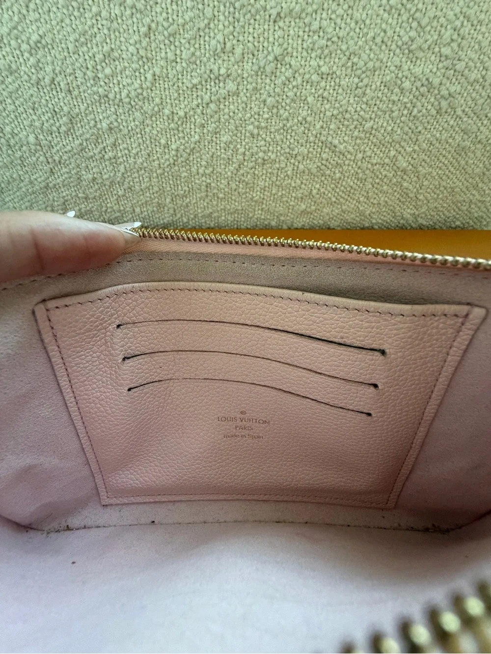 Louis Vuitton Pastel Pink Monogram Crossbody Pochette